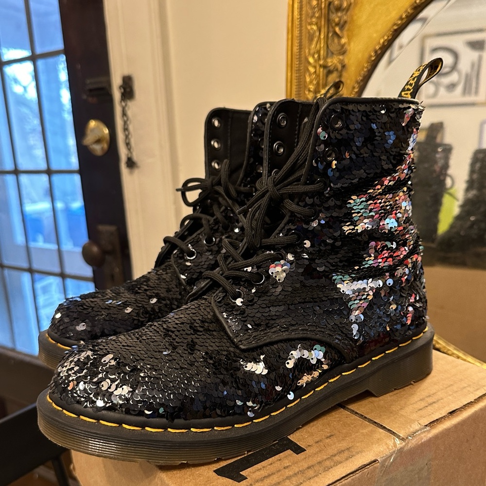 Dr. Marten’s 1460 Sequin Boots